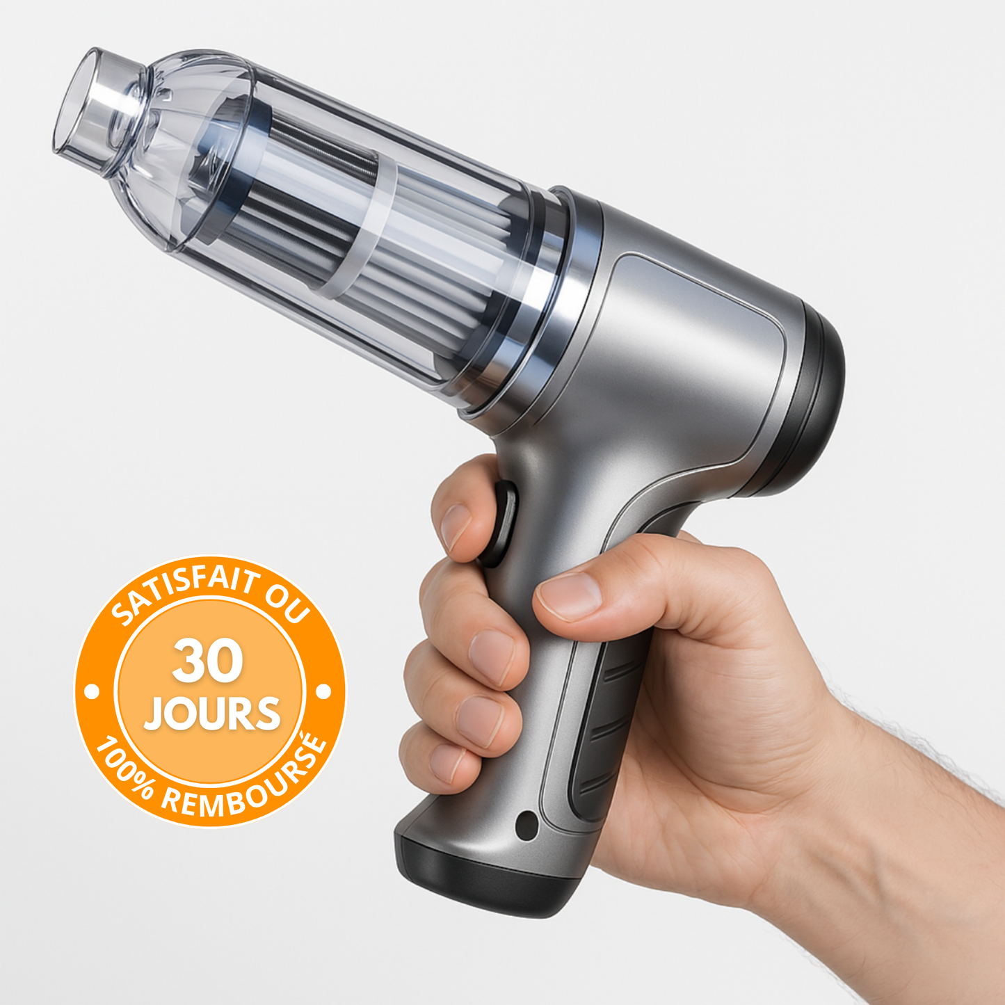 Aspirateur Voiture Sans Fil Puissant – Compact, Léger et Rechargeable